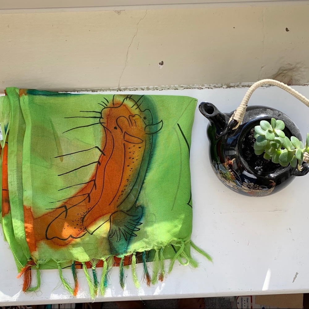Green Fish Pashmina